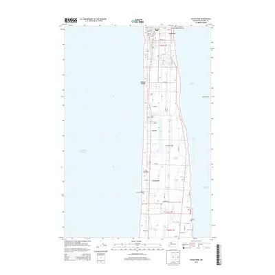 2014 Map of Ocean Park, 2014 Print