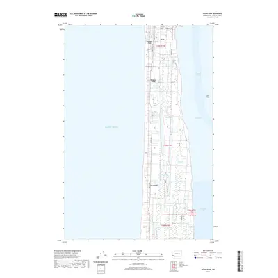 2020 Map of Ocean Park, 2020 Print
