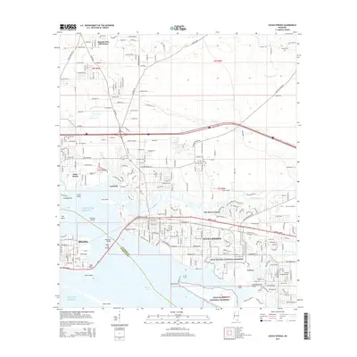 2015 Map of Ocean Springs, 2015 Print