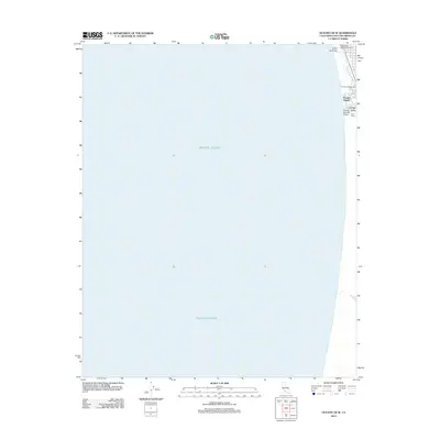 2012 Map of Oceano OE W, 2012 Print
