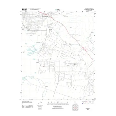 2012 Map of Oceano, 2012 Print