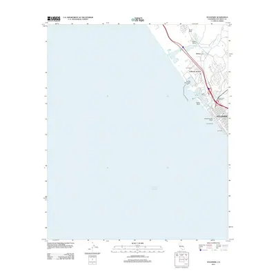 2012 Map of Oceanside, 2012 Print