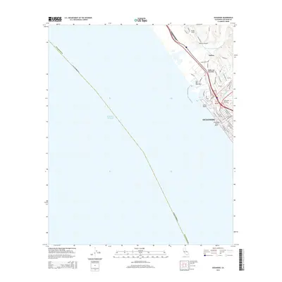 2015 Map of Oceanside, 2015 Print