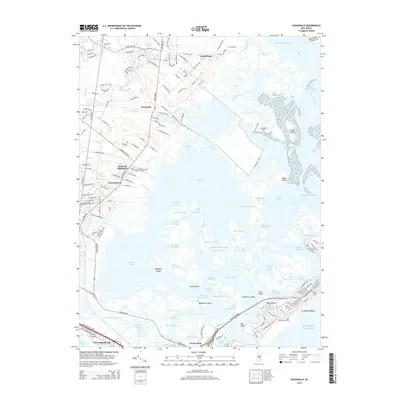 2014 Map of Oceanville, 2014 Print