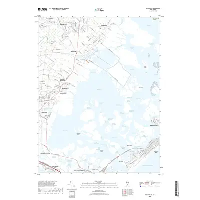 2019 Map of Oceanville, 2019 Print