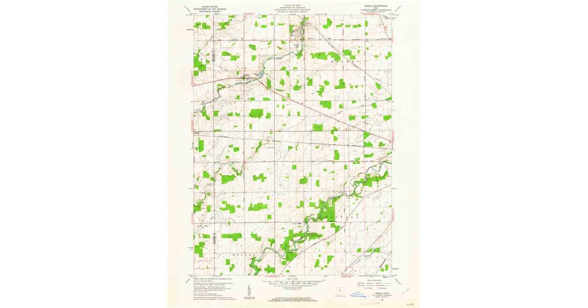 1960s Maps of Nevada OH Pastmaps - Oceola Crawford County Oh Usgs Topo 1960 P1961 Og 1200x630 