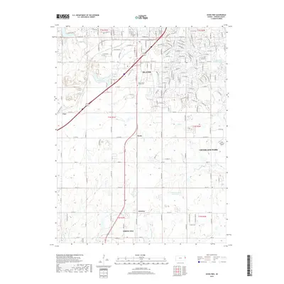 2018 Map of Ocheltree, 2018 Print