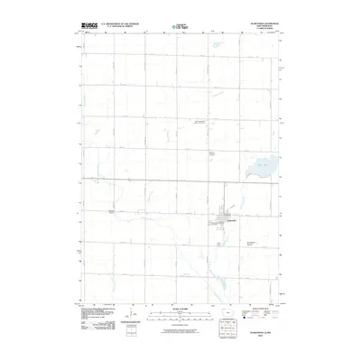 2010 Map of Ocheyedan, 2010 Print