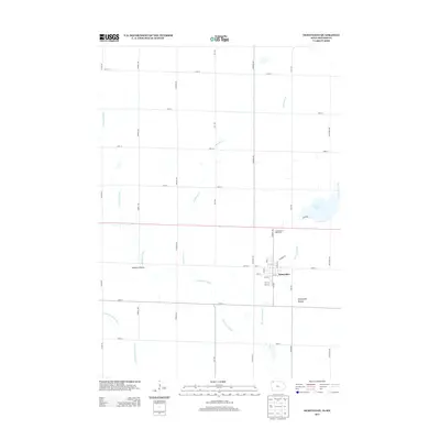 2013 Map of Ocheyedan, 2013 Print