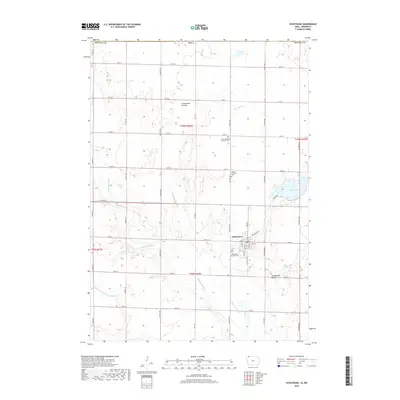 2018 Map of Ocheyedan, 2018 Print