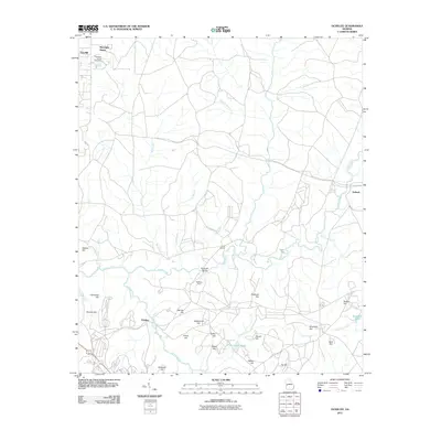 2011 Map of Ochillee, 2011 Print