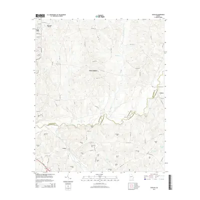 2014 Map of Ochillee, 2014 Print