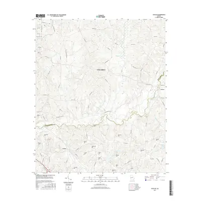 2017 Map of Ochillee, 2017 Print
