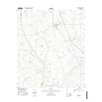 2017 Map of Ochlocknee, 2017 Print