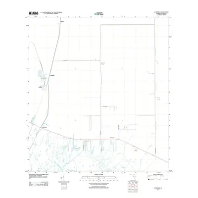 2012 Map of Ochopee, 2012 Print