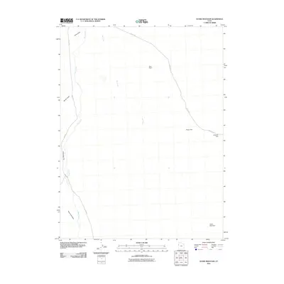 2010 Map of Ochre Mountain, 2010 Print