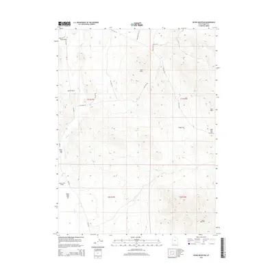 2014 Map of Ochre Mountain, 2014 Print