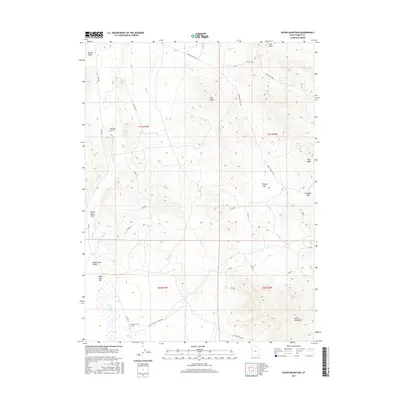 2017 Map of Ochre Mountain, 2017 Print