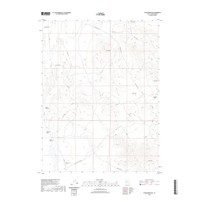 2020 Map of Ochre Mountain, 2020 Print
