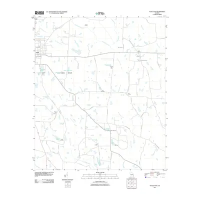 2011 Map of Ocilla East, 2011 Print