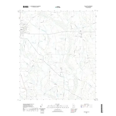 2020 Map of Ocilla East, 2020 Print