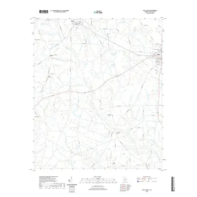 2020 Map of Ocilla West, 2020 Print