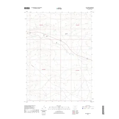 2017 Map of Ocla Draw, 2017 Print