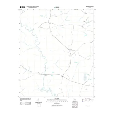 2011 Map of Oconee, 2011 Print