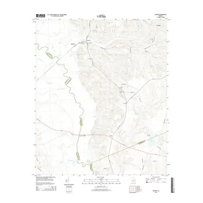 2014 Map of Oconee, 2014 Print