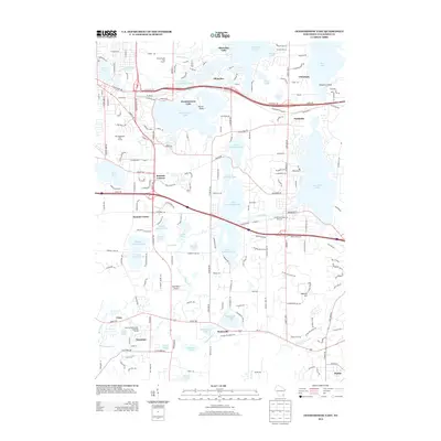 2013 Map of Oconomowoc East, 2013 Print