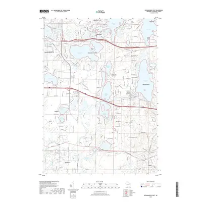 2018 Map of Oconomowoc East, 2018 Print