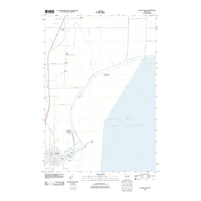 2010 Map of Oconto East, 2010 Print