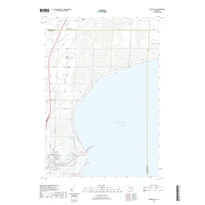 2018 Map of Oconto East, 2018 Print