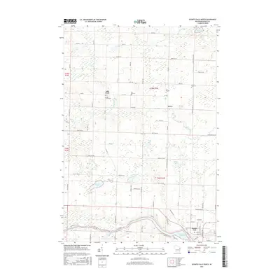 2016 Map of Oconto Falls North, 2016 Print