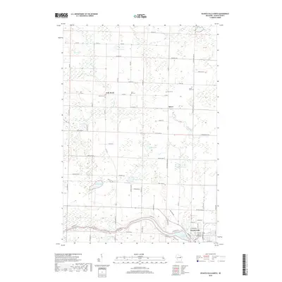2018 Map of Oconto Falls North, 2018 Print