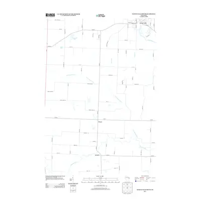 2013 Map of Oconto Falls South, 2013 Print