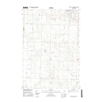 2016 Map of Oconto Falls South, 2016 Print