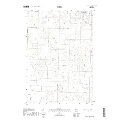 2018 Map of Oconto Falls South, 2018 Print