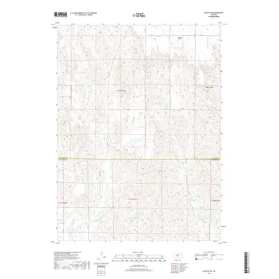 2017 Map of Oconto SW, 2017 Print
