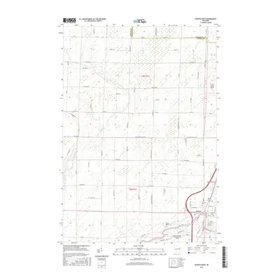 2015 Map of Oconto West, 2015 Print
