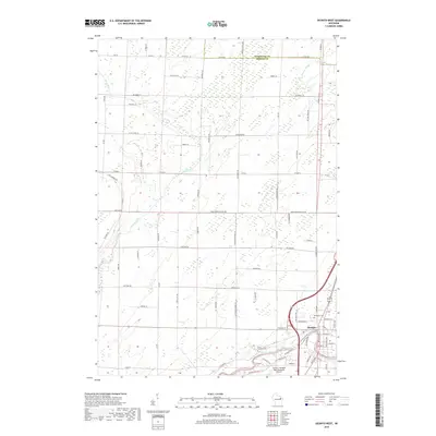 2018 Map of Oconto West, 2018 Print