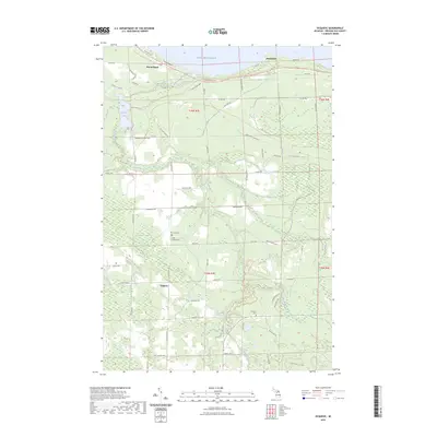 2023 Map of Ocqueoc, 2023 Print