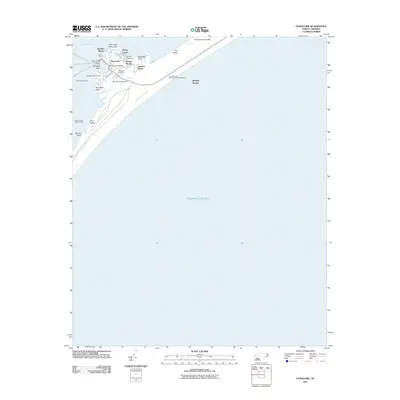 2011 Map of Ocracoke, 2011 Print