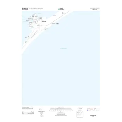 2013 Map of Ocracoke, 2013 Print