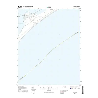 2016 Map of Ocracoke, 2016 Print