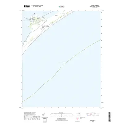 2019 Map of Ocracoke, 2019 Print