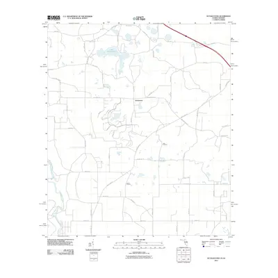 2011 Map of Octahatchee, 2011 Print