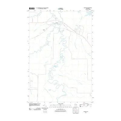 2010 Map of Odanah, 2010 Print