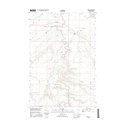 2015 Map of Odanah, 2015 Print