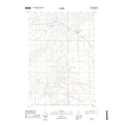 2018 Map of Odanah, 2018 Print